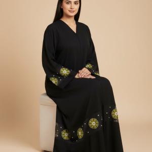 design No, #009  "partywear" Rukhsar material  Abaya"