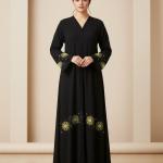 design No, #009  "partywear" Rukhsar material  Abaya"
