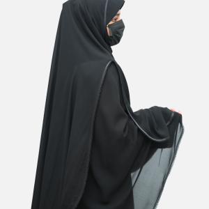 double Layer chiffon  Khimar